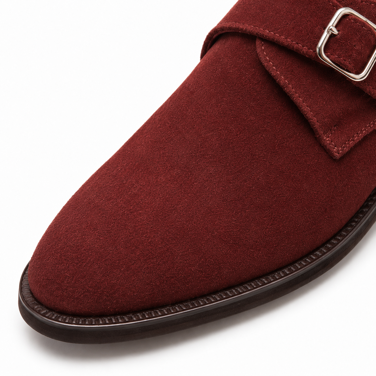 Suede Monk Straps