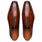 Chestnut Burnished Wholecut Oxford