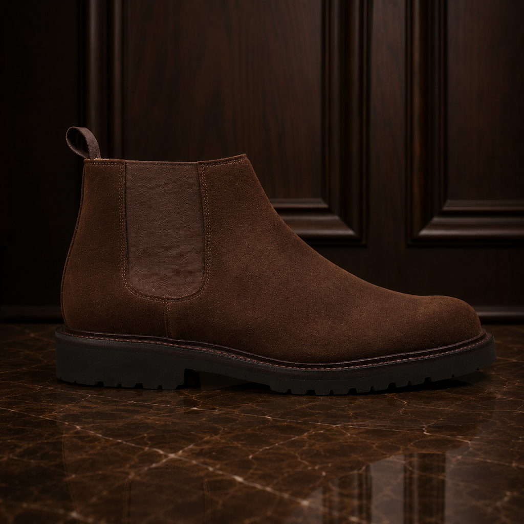 Windsor Brown Suede Chelsea Boots
