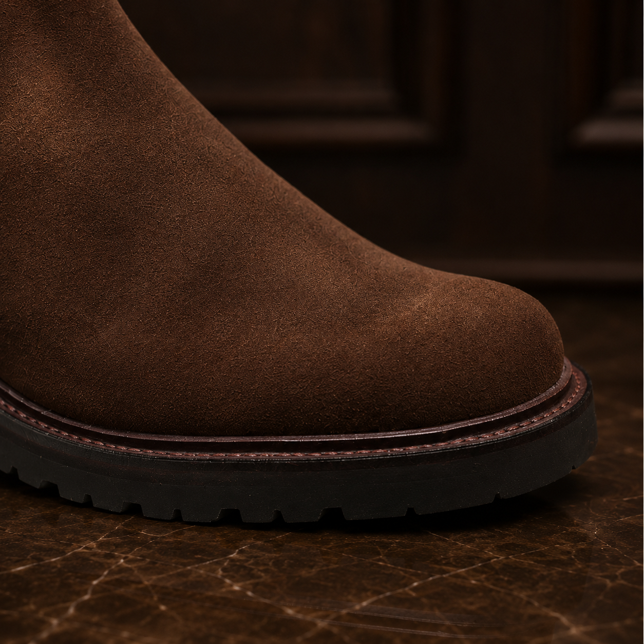 Windsor Brown Suede Chelsea Boots