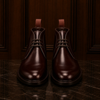 Bordeaux Leather Chukka Boots