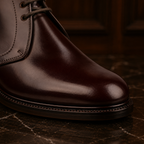 Bordeaux Leather Chukka Boots