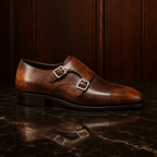 Sienna Patina Double Monk Strap Shoes