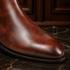 Kensington Brown Patina Chelsea Boots