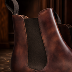 Kensington Brown Patina Chelsea Boots
