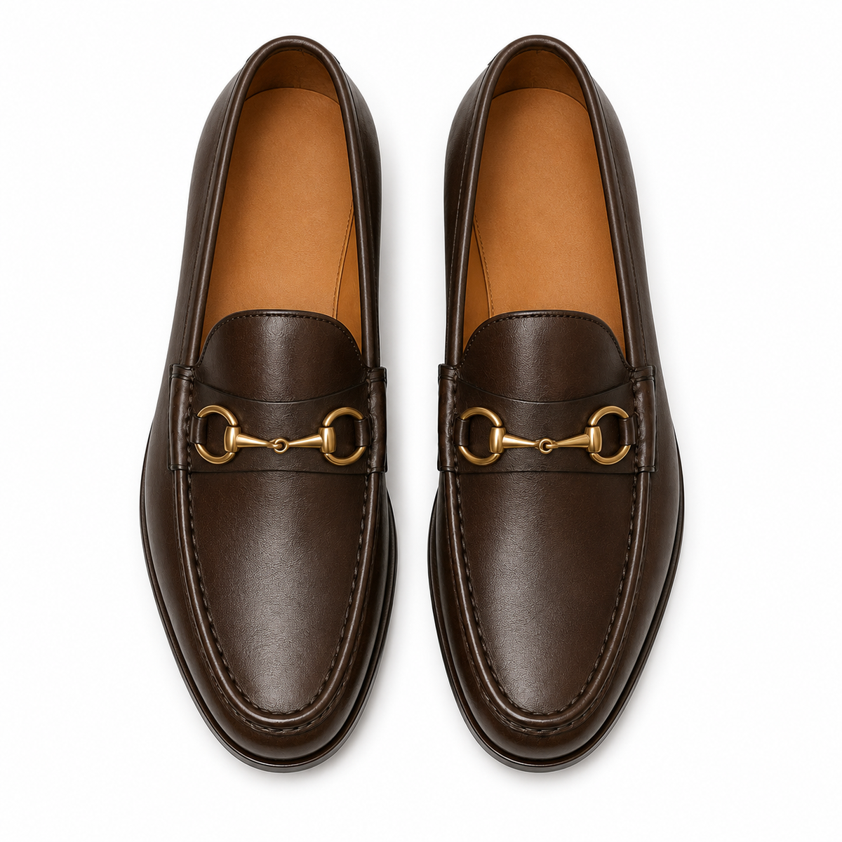 Ascot Dark Brown Leather Horsebit Loafers