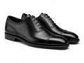 Noir Cap-Toe Oxford Shoes