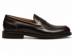 Classic Dark Brown Leather Penny Loafers