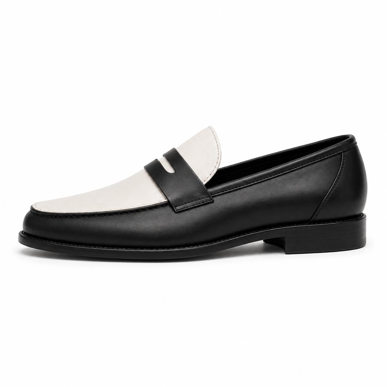 Premium Two Tone Leather Loafers
