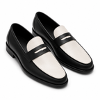 Premium Two Tone Leather Loafers