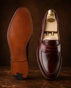 Oxblood Heritage Penny Loafers
