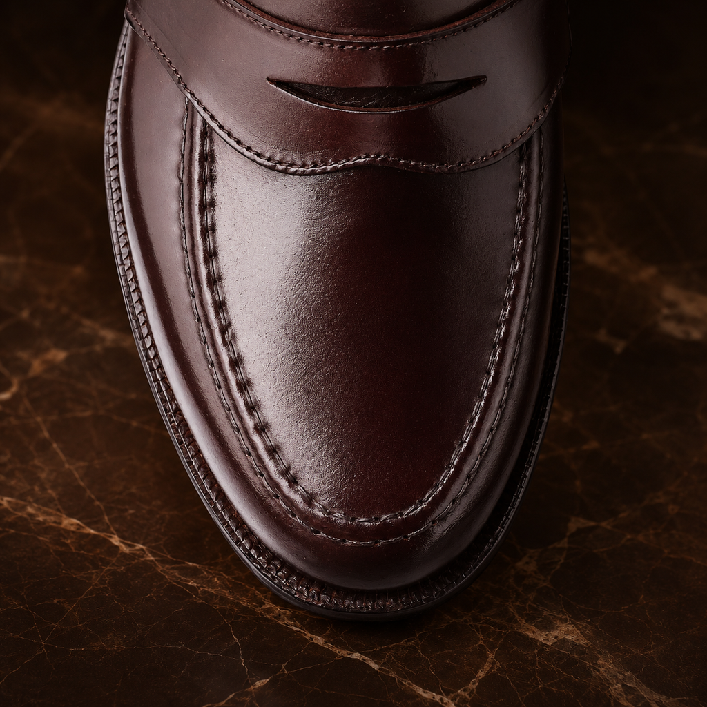 Oxblood Heritage Penny Loafers