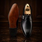 Noir Buckle Monk