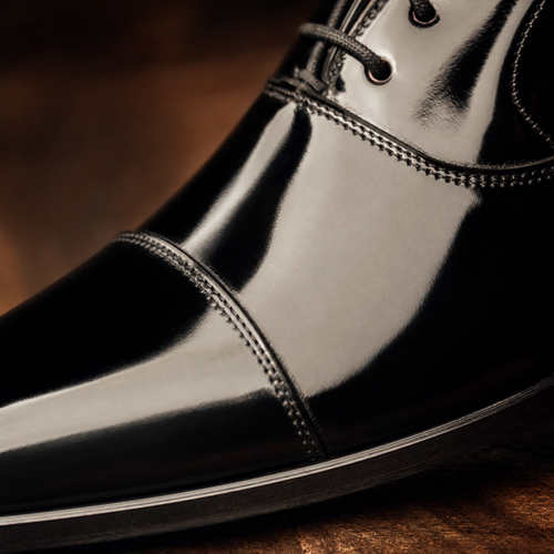 Black Patent Leather Oxfords