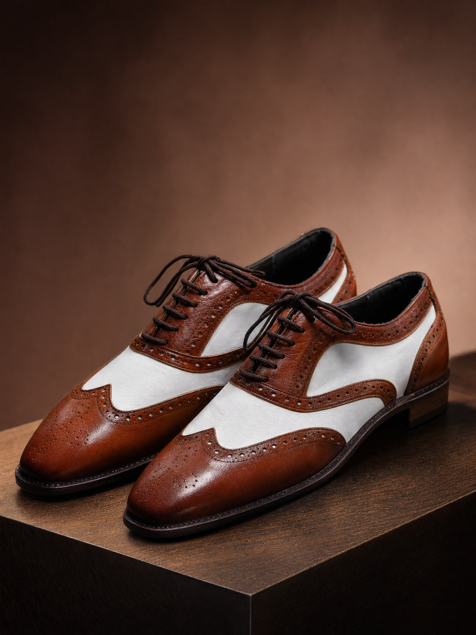 Two-Tone Oxford Wingtips