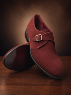 Suede Monk Straps