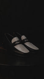 Premium Two Tone Leather Loafers