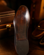 Deep Brown Textured Oxfords